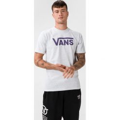 Vans Koszulka Szary. Szare podkoszulki męskie Vans, xxl, z haftami, z bawełny, z krótkim rękawem. Za 128,95 zł.