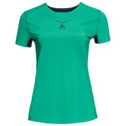 Odlo Koszulka tech. Odlo Ceramicool Shirt s/s crew neck - 160211 - 160211/40207/S. Niebieskie koszulki sportowe męskie marki Odlo, m. Za 219,21 zł.