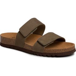 Klapki SCHOLL - Tymeg F27413 1076 400 Military Green. Zielone klapki męskie Scholl, bez wzorów, ze skóry. Za 269,00 zł.