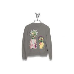 Bluza Rick i Morty Zombie Damska. Czarne bluzy damskie Failfake, xs, bez wzorów, bez rękawów, bez kaptura. Za 160,00 zł.