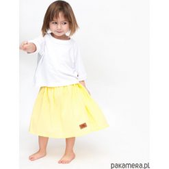 Bluzki dziewczęce: Bluzka 3/4 basic white