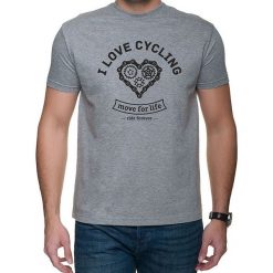 Koszulka T-SHIRT. I love cycling. Koszulki męskie studioixi, m, z nadrukiem, bez kołnierzyka. Za 85,00 zł.
