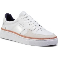 Sneakersy GANT - Mc Julien 21631865 Bright White G290. Białe sneakersy męskie GANT, bez zapięcia. Za 569,00 zł.