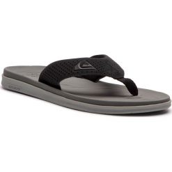 Japonki QUIKSILVER - AQYL100497 Xksb. Czarne klapki męskie marki Quiksilver, bez wzorów, ze skóry ekologicznej. W wyprzedaży za 149,00 zł.