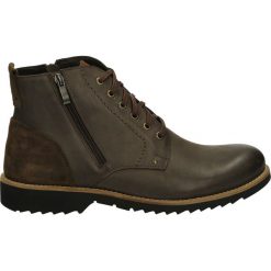 Botki męskie - 6342-3 NA TDM. Brązowe botki męskie Venezia, z gumy. Za 219,00 zł.
