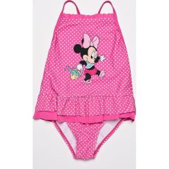 Blukids - Strój kąpielowy dziecięcy. Różowe stroje kąpielowe dziewczęce Blukids, bez wzorów, z elastanu. W wyprzedaży za 39,90 zł.
