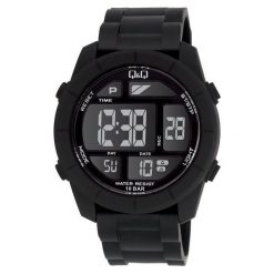 Zegarek Q&Q Męski M123-001 Dual Time czarny. Czarne zegarki męskie Q&Q. Za 109,00 zł.