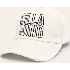 Billabong - Czapka. Białe czapki damskie Billabong, z aplikacjami, z bawełny. W wyprzedaży za 79,90 zł.