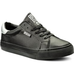 Sneakersy BIG STAR - AA274744 Black. Czarne półbuty damskie marki BIG STAR, na co dzień, bez wzorów, ze skóry ekologicznej, retro, bez obcasa, na płaskiej podeszwie, bez zapięcia. Za 99,00 zł.
