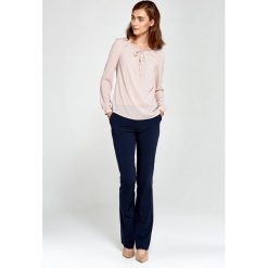 Granatowe spodnie bootcut. Spodnie damskie NIFE, s, z elastanu. Za 149,00 zł.