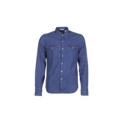Koszule z długim rękawem Levis BARSTOW WESTERN. Niebieskie koszule męskie marki Levi's®, s, bez wzorów, bez kołnierzyka, z długim rękawem. Za 279,20 zł.