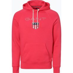 Gant - Męska bluza nierozpinana, czerwony. Czerwone bluzy męskie marki GANT, m, z haftami. Za 449,95 zł.