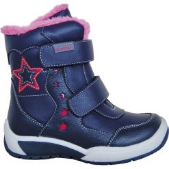 Protetika buty zimowe dziewczęce Evelin 31 niebieskie. Niebieskie buty dziewczęce zimowe Protetika, bez zapięcia. Za 249,00 zł.