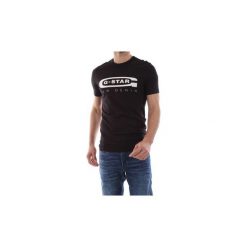 T-shirty z krótkim rękawem G-Star Raw D15104 336 GRAPHIC 4. Czarne t-shirty męskie G-Star RAW, s, bez wzorów, retro, bez kołnierzyka, krótkie. Za 92,00 zł.