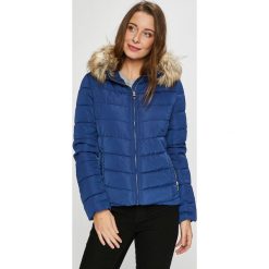 Only - Kurtka. Niebieskie kurtki damskie ONLY, l, z materiału, z kapturem. Za 259,90 zł.