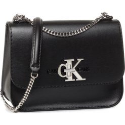 Torebka CALVIN KLEIN JEANS - Ckj Mono Hardware Medium Flap K60K606568 BLK. Czarne torebki klasyczne damskie Calvin Klein Jeans, bez wzorów, z jeansu, eleganckie, bez dodatków. W wyprzedaży za 519,00 zł.