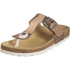 Buty dziecięce: Japonki w kolorze miedzianym