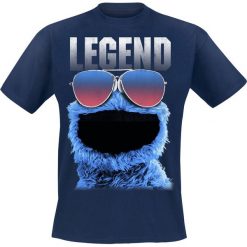 T-shirty męskie: Ulica Sezamkowa Cookie Legend T-Shirt granatowy
