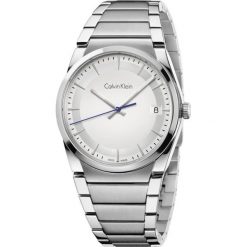 Calvin Klein Step Zegarek Srebrny. Szare, analogowe zegarki męskie Calvin Klein, srebrne. Za 1191,95 zł.