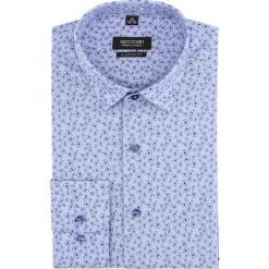 Koszula versone 2837 długi rękaw custom fit niebieski. Niebieskie koszule męskie marki Recman, m, bez wzorów, bez kołnierzyka, z długim rękawem. Za 149,00 zł.