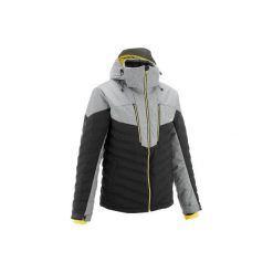 Kurtka narciarska SKI-P JKT 900 WARM męska. Czarne kurtki męskie marki WED'ZE, m, z poliesteru, narciarskie. Za 599,99 zł.