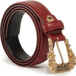 Pasek Damski VERSACE JEANS COUTURE - D8VVBF01 71447 500. Czerwone paski damskie Versace Jeans Couture, w paski, z jeansu. W wyprzedaży za 309,00 zł.