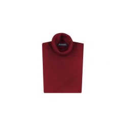 Ciemnoczerwony golf męski SW11. Swetry męskie Lanieri Fashion - swetry męskie, m, bez wzorów, z wełny, casualowe, z golfem, bez kaptura. Za 134,10 zł.