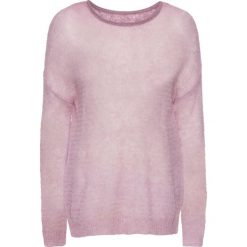 Swetry klasyczne damskie: Sweter bonprix w kolorze bzu melanż