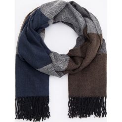 Szalik z frędzlami - Beżowy. Brązowe szaliki męskie Reserved, bez wzorów. Za 59,99 zł.