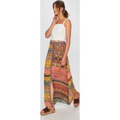Desigual - Spódnica. Szare spódniczki damskie Desigual, na co dzień, bez wzorów, z poliesteru, z podwyższonym stanem, maxi, proste. Za 449,90 zł.