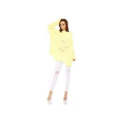 LEMONIADE LS209 Luźny sweter oversize. Żółte kardigany damskie marki Lemoniade, na lato. Za 149,90 zł.