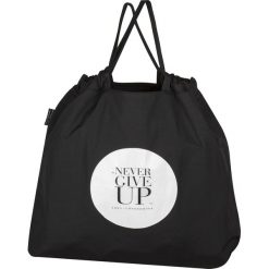 Torba składana Never Give Up. Czarne torebki klasyczne damskie marki Healthy Plan by Ann, bez wzorów, bez dodatków. Za 99,00 zł.