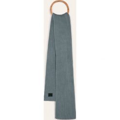 G-Star Raw - Szalik. Niebieskie szaliki męskie G-Star RAW, bez wzorów, z bawełny. W wyprzedaży za 139,90 zł.