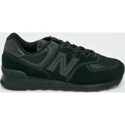 New Balance - Buty ML574ETE. Czarne buty sportowe męskie marki New Balance, z gumy, na sznurówki. Za 349,90 zł.
