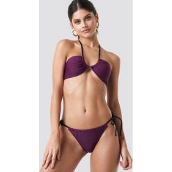 NA-KD Swimwear Drawstring Triangle Panty - Purple. Fioletowe panty damskie NA-KD Swimwear, bez wzorów. Za 52,95 zł.