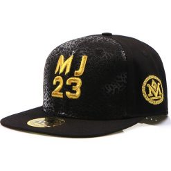 Czapki z daszkiem męskie: Czapka męska snapback czarna (hx0194)