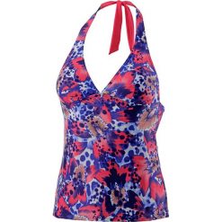 Bikini: Koszulka tanikini w kolorze niebiesko-różowym