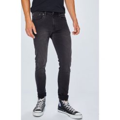 Pepe Jeans - Jeansy Finsbury. Szare jeansy męskie skinny marki Pepe Jeans, z bawełny. W wyprzedaży za 269,90 zł.