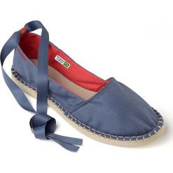 Havaianas - Espadryle. Niebieskie espadryle damskie Havaianas, bez wzorów, z materiału, bez obcasa, na obcasie. W wyprzedaży za 99,90 zł.