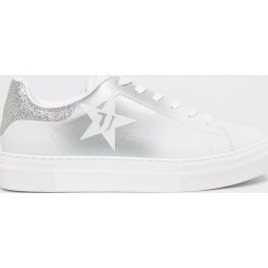 Trussardi Jeans - Buty. Szare buty sportowe damskie Trussardi Jeans, bez wzorów, z jeansu, sportowe. W wyprzedaży za 359,90 zł.