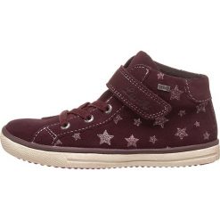 Skórzane sneakersy "Sienna-Tex" w kolorze bordowym. Czerwone trampki dziewczęce Lurchi, bez wzorów, ze skóry, bez zapięcia. W wyprzedaży za 182,95 zł.