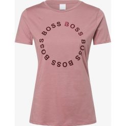 BOSS Casual - T-shirt damski – Terini, różowy. Różowe t-shirty damskie BOSS Casual, s, z nadrukiem, klasyczne, z klasycznym kołnierzykiem. Za 219,95 zł.
