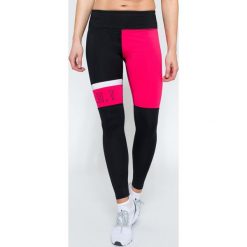 Legginsy we wzory: Legginsy treningowe damskie SPDF112 – czarny