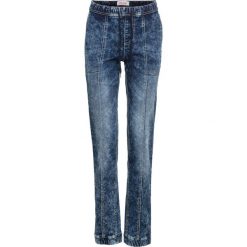 Dżinsy jogger bonprix niebieski. Niebieskie boyfriendy damskie bonprix. Za 139,99 zł.