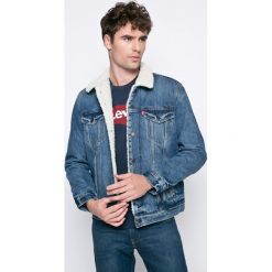 Levi's - Kurtka Type 3 Sherpa Trucker. Szare kurtki męskie bomber Levi's®, l, z bawełny. W wyprzedaży za 375,92 zł.