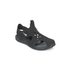 Sandały Dziecko Nike SUNRAY PROTECT 2 CADET. Czarne sandały dziewczęce marki Nike. Za 149,00 zł.