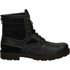 Botki męskie - 05M0233 BLU. Czarne botki męskie Venezia, z gumy. Za 189,00 zł.