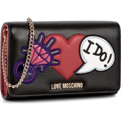 Portfele damskie: Duży Portfel Damski LOVE MOSCHINO – JC5505PP15LT0000 Nero