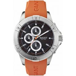 Zegarki męskie: Gant Zegarek Fulton Black-Orange – Rubber w10957