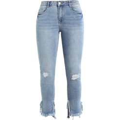 Rurki damskie: Missguided ANARCHY ANKLE GRAZER STEPPED SPLIT HEM VINTAGE WASH Jeans Skinny Fit blue